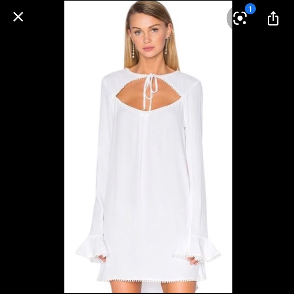 For Love and Lemons White Tie dress